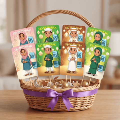 Kiddiewink’s Eidi Tuck Cards For Kids (Mix)