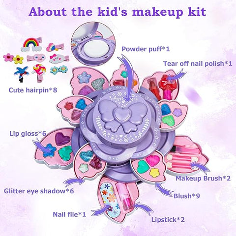 2 - in - 1 Interactive Princess Makeup Set (Top Seller) - KiddieWink - Gifts They'll Love