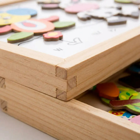 Happy Farm Magnetic Puzzle  Board toy for kids