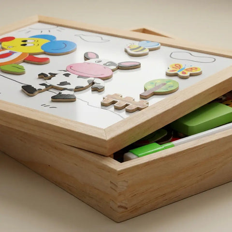 Happy Farm Magnetic Puzzle  Board toy for kids