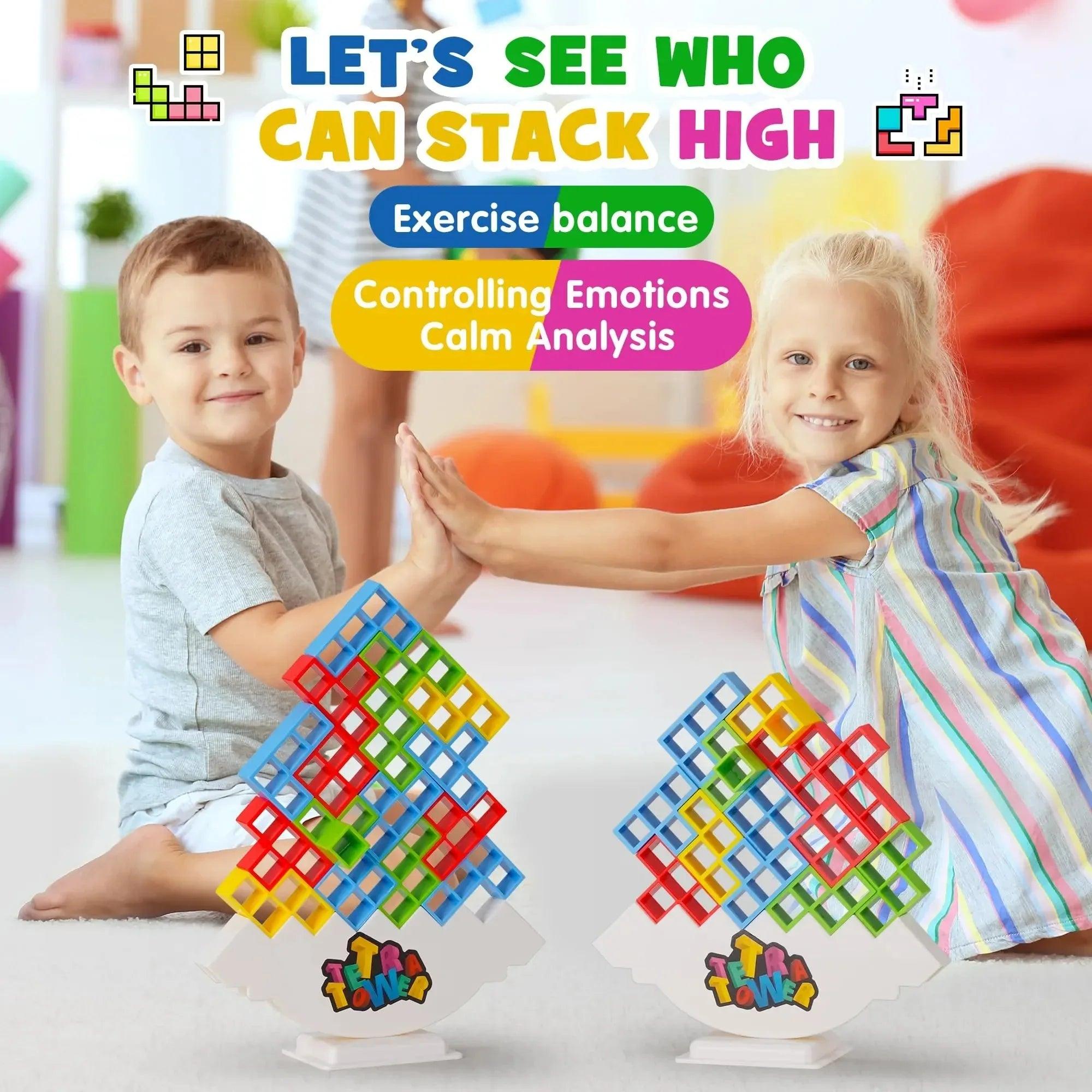 Tetra Tower Challenging Balance Game - KiddieWink - Gifts They'll Love
