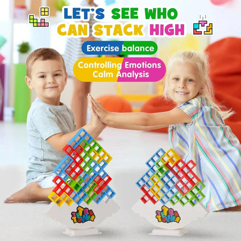 Tetra Tower Challenging Balance Game - KiddieWink - Gifts They'll Love