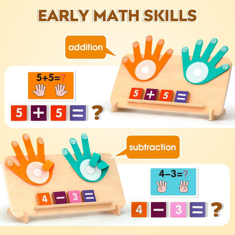 Arithmetic Finger Counting Blocks For Kids