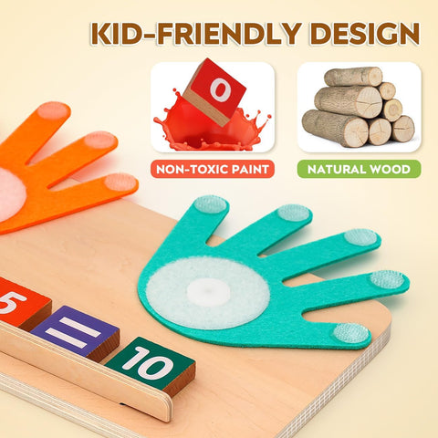 Arithmetic Finger Counting Blocks For Kids