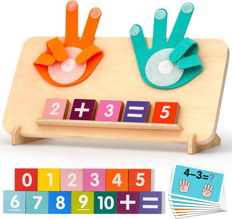 Arithmetic Finger Counting Blocks For Kids