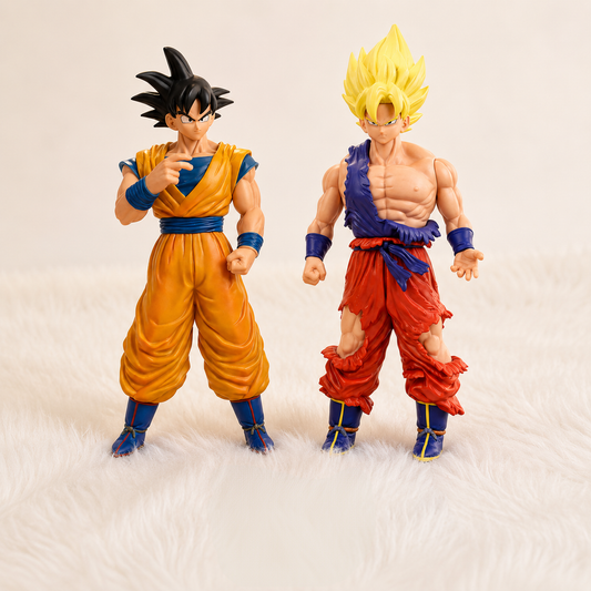 Son Goku Figure & Super Saiyan Goku Figure