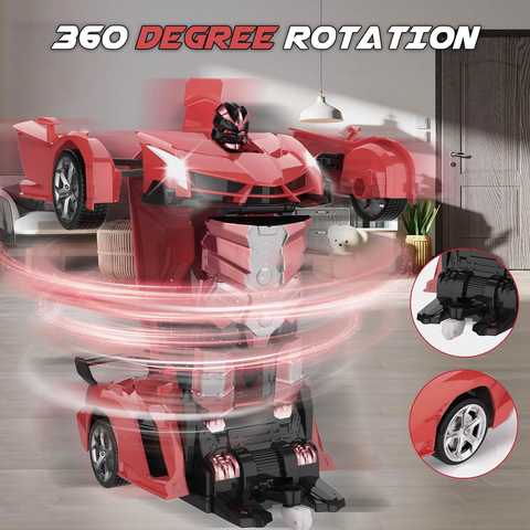 2-in-1 Super Racer Xtreme Transforming RC Robot Car