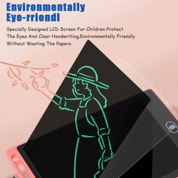 LCD Writing Portable Doodle Drawing Tablet Pad (Multi - Color) - KiddieWink - Gifts They'll Love