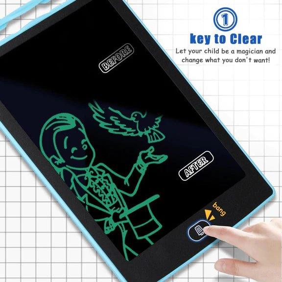 LCD Writing Portable Doodle Drawing Tablet Pad (Multi - Color) - KiddieWink - Gifts They'll Love