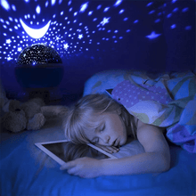 Rotating Night Light Star Projector Lamp