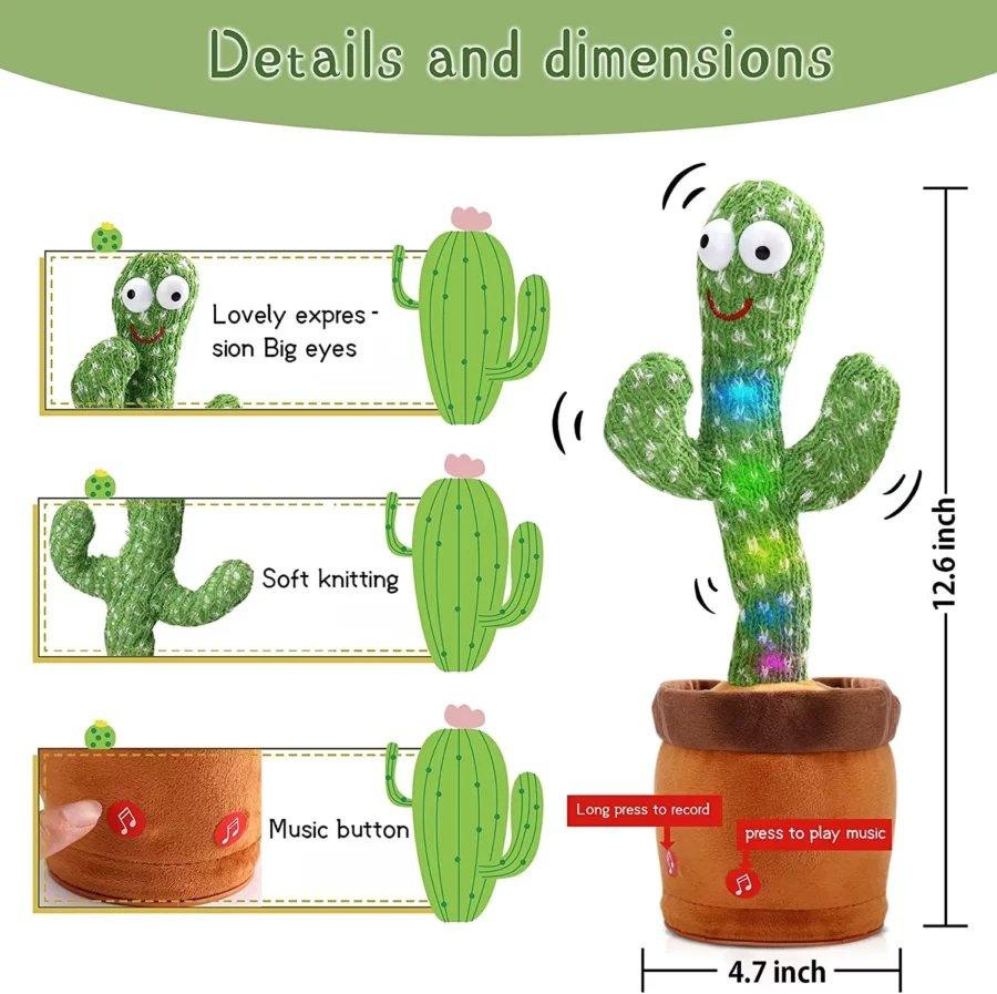 Cute Dancing & Talking Cactus Gump - KiddieWink - Gifts They'll Love