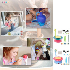 Pottery Wheel Craft Kit for Kids - KiddieWink - Gifts They'll Love