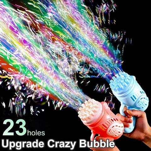 Bubble Machine Gun For Kids (23 Holes) - KiddieWink - Gifts They'll Love
