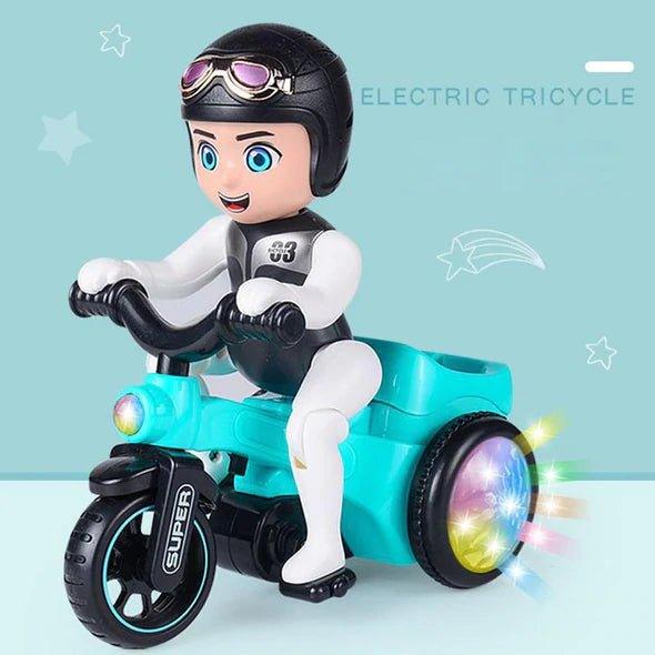 Lightning & Musical Stunt Bike Tricycle Toy - KiddieWink - Gifts They'll Love