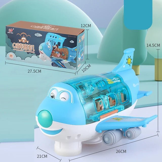 Lightning & Musical 360 Rotating Gear Airplane - KiddieWink - Gifts They'll Love