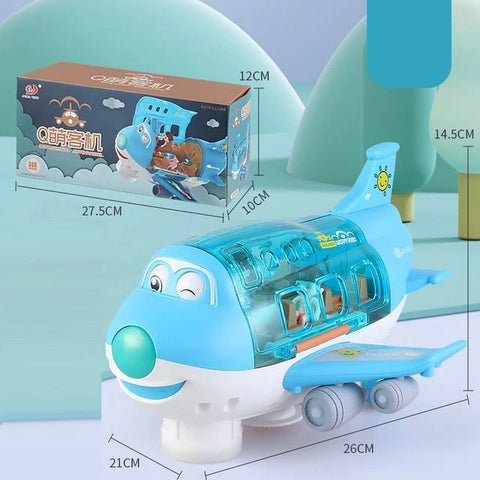 Lightning & Musical 360 Rotating Gear Airplane - KiddieWink - Gifts They'll Love
