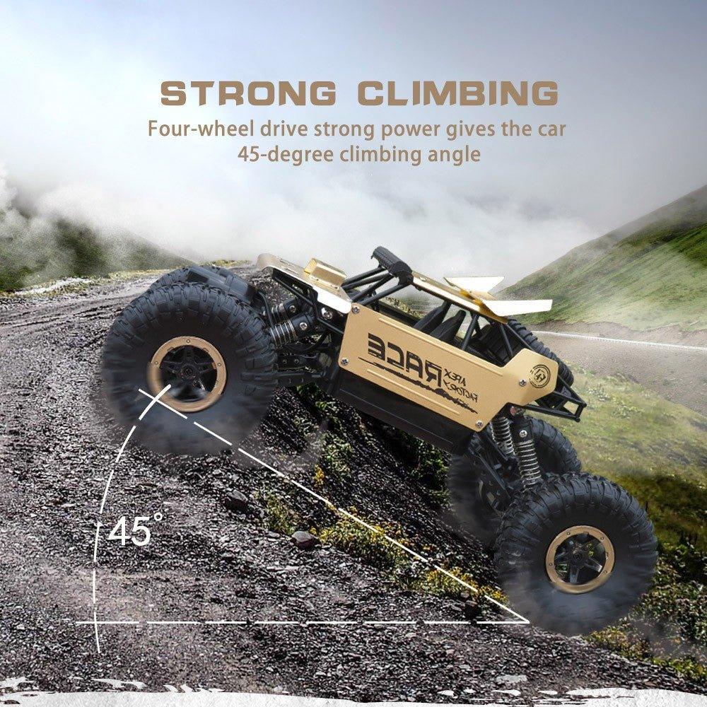 RC Metal Body Rechargeable Rock Car Crawler - KiddieWink - Gifts They'll Love