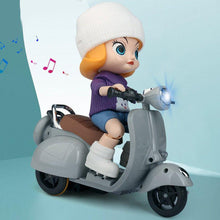 Electric Stunt Girl Tricycle Toy With Music & Lights Music Light - KiddieWink - Gifts They'll Love