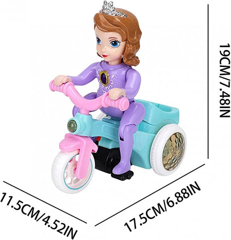 Lightning & Musical Stunt Bike Tricycle Bump Go Scooter Toy - KiddieWink - Gifts They'll Love