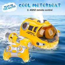 Electric Water Spray RC Boat With Light - KiddieWink - Gifts They'll Love