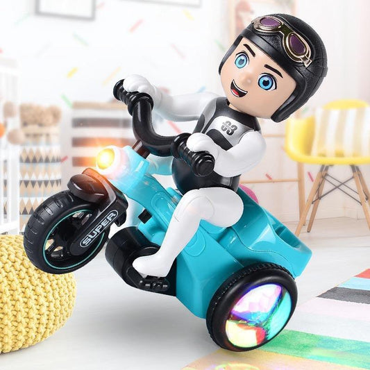 Lightning & Musical Stunt Bike Tricycle Toy - KiddieWink - Gifts They'll Love