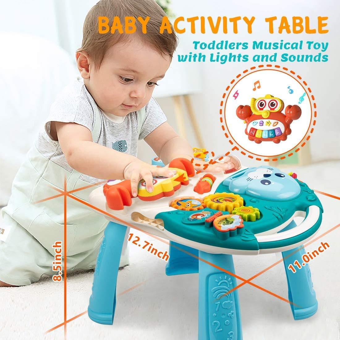 2 In 1 Musical Activity Walker + Activity Table - KiddieWink - Gifts They'll Love