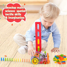 Domino Set Up Train Creative Stacking Educational Toy