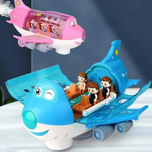Lightning & Musical 360 Rotating Gear Airplane - KiddieWink - Gifts They'll Love