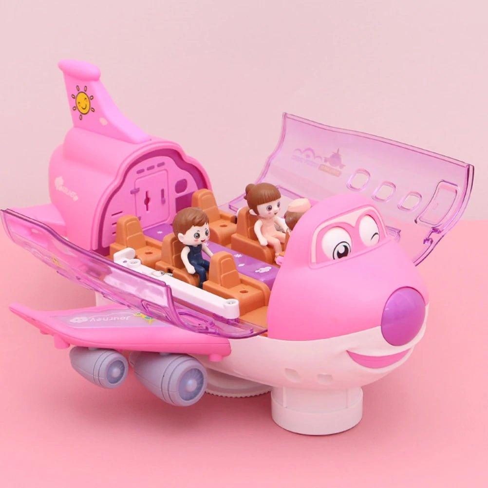 Lightning & Musical 360 Rotating Gear Airplane - KiddieWink - Gifts They'll Love