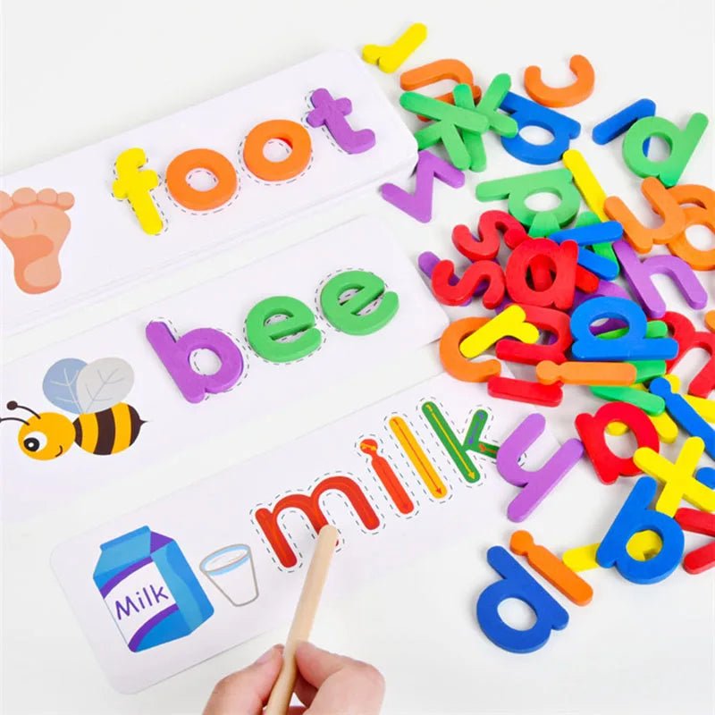Kids Spelling Puzzle Flashcard Learning Game - KiddieWink - Gifts They'll Love