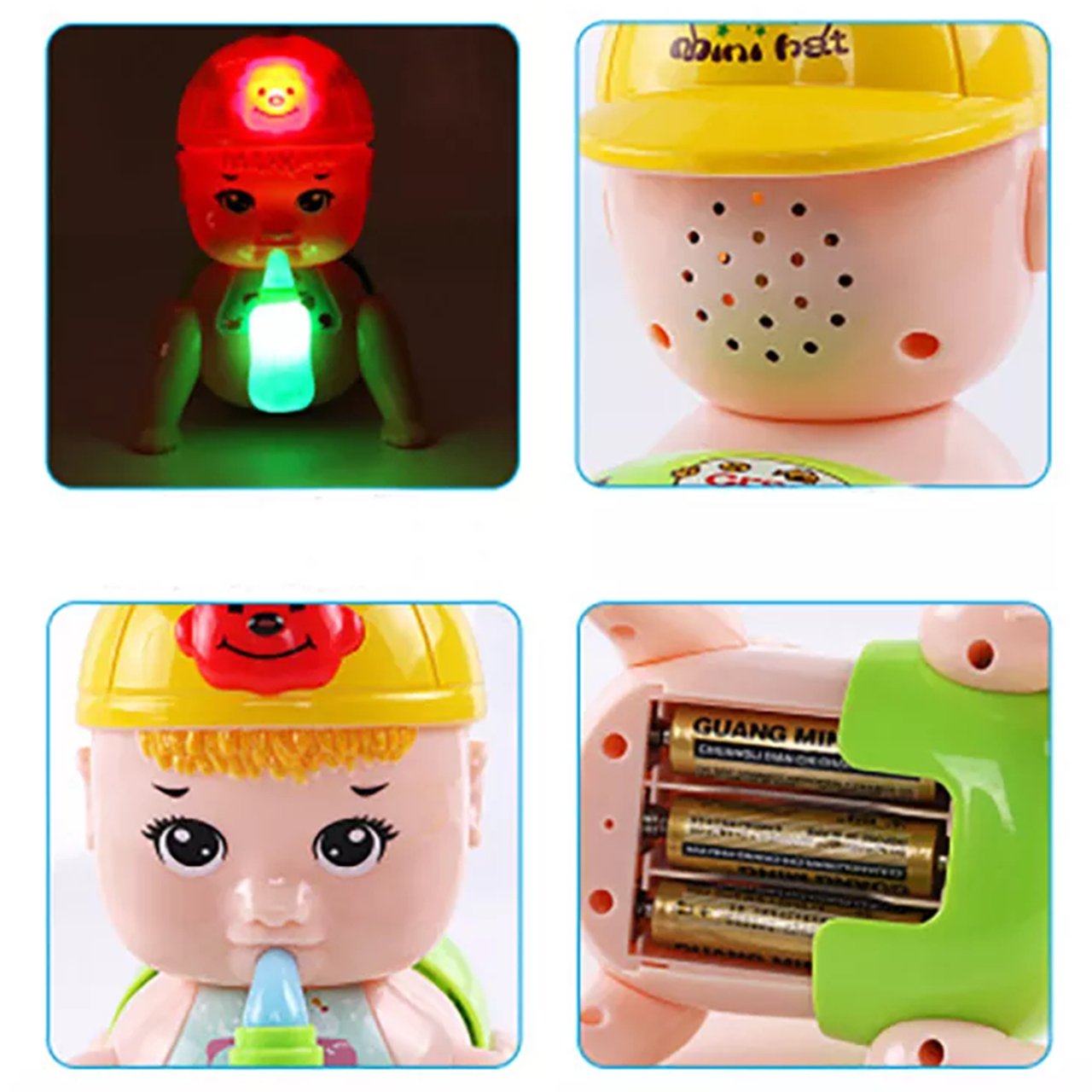 Musical Baby Crawling Toy With 3D Lights - KiddieWink - Gifts They'll Love