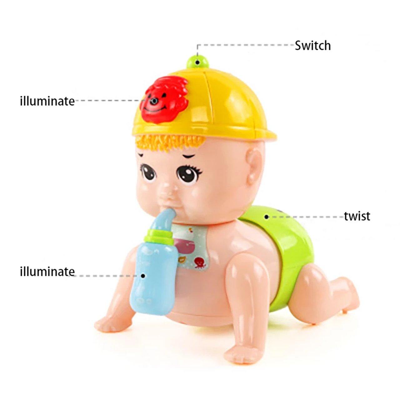 Musical Baby Crawling Toy With 3D Lights - KiddieWink - Gifts They'll Love