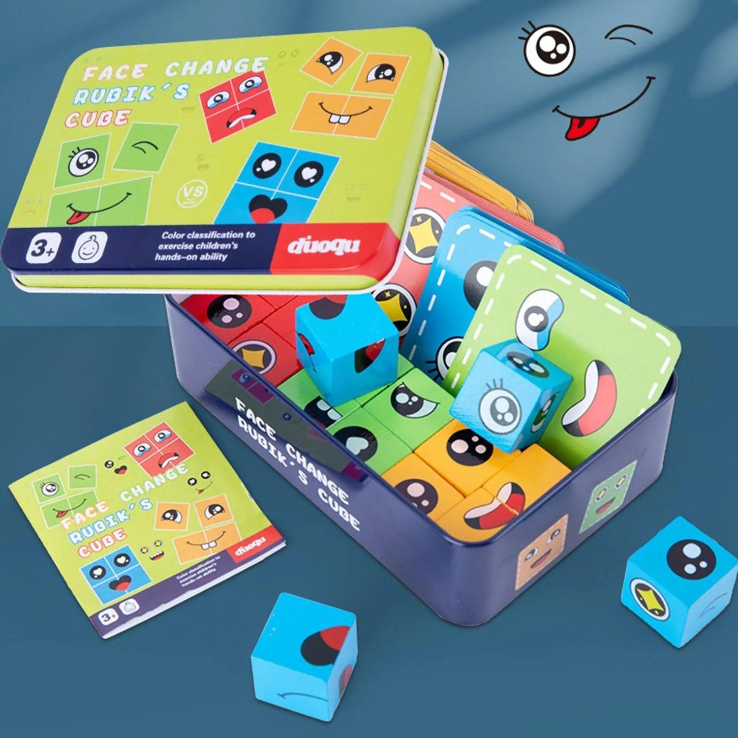 Fun Face Changing Rubik's Cube - KiddieWink - Gifts They'll Love