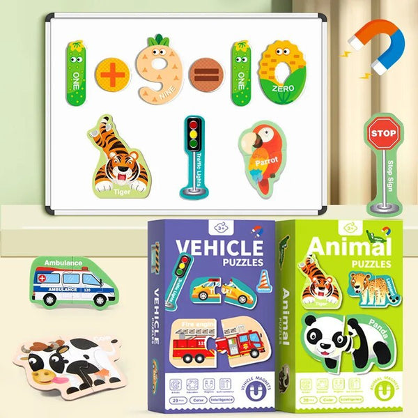 Children's Early Education - Magnetic Puzzles Toys - KiddieWink - Gifts They'll Love