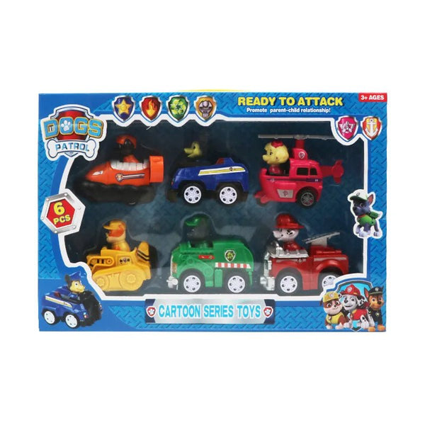 PAW Patrol Car Series (Pack Of 6) - KiddieWink - Gifts They'll Love