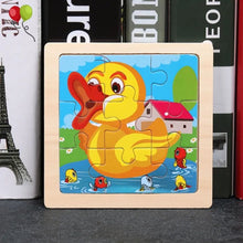 Kids Educational Jigsaw Wooden Puzzle (Mix Animals) - KiddieWink - Gifts They'll Love