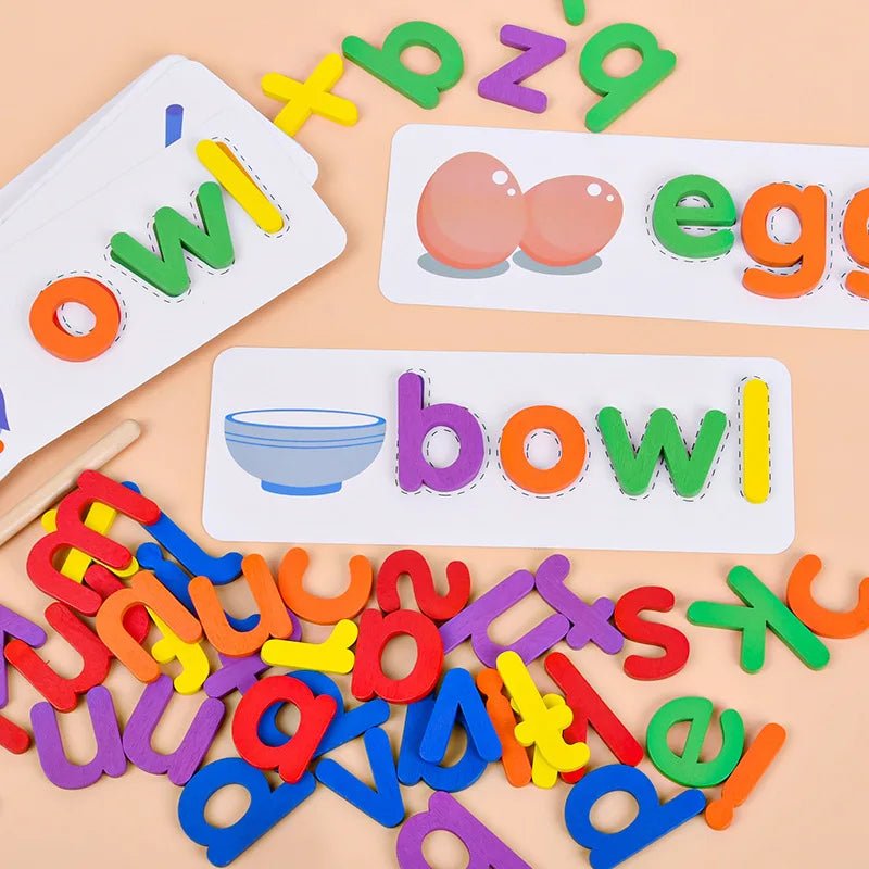 Kids Spelling Puzzle Flashcard Learning Game - KiddieWink - Gifts They'll Love