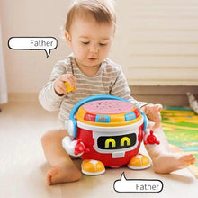 Lightning & Musical Drum Robot For Kids - KiddieWink - Gifts They'll Love