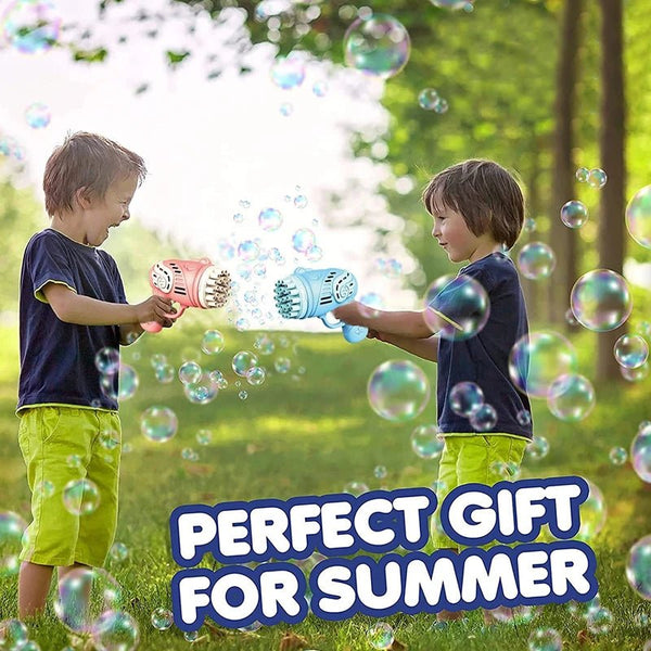 Bubble Machine Gun For Kids (23 Holes) - KiddieWink - Gifts They'll Love
