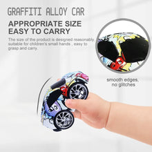 4 Styles Graffiti Metal Alloy Toy Cars (Pack Of 4) - KiddieWink - Gifts They'll Love