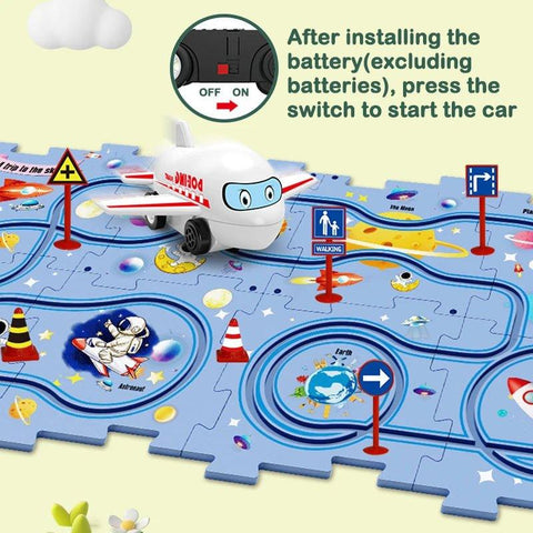 Puzzle Racer™ Track Railway Car - KiddieWink - Gifts They'll Love