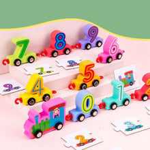 Interactive Wooden Montessori Train With Puzzles - KiddieWink - Gifts They'll Love