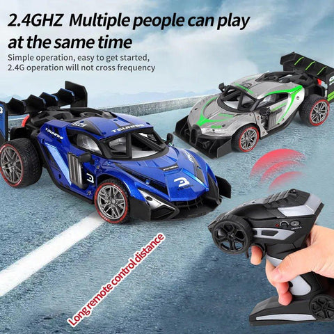 Alloy Spray Remote Control Car Drift 2.4G High‑Speed - KiddieWink - Gifts They'll Love