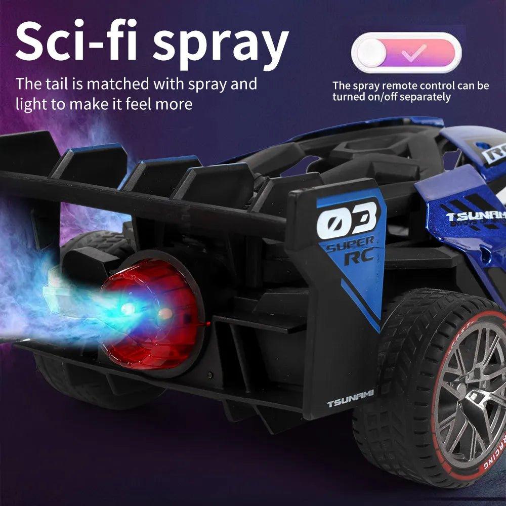 Alloy Spray Remote Control Car Drift 2.4G High‑Speed - KiddieWink - Gifts They'll Love
