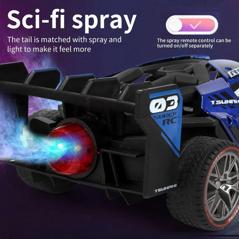 Alloy Spray Remote Control Car Drift 2.4G High‑Speed - KiddieWink - Gifts They'll Love