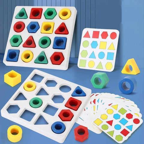 Fun & Educational Shape Pairing Game - KiddieWink - Gifts They'll Love