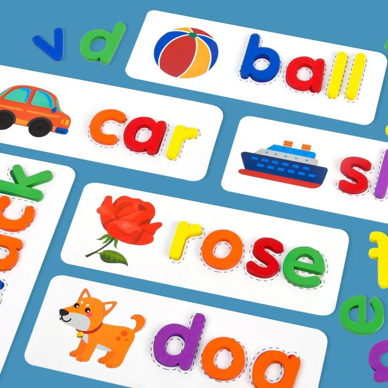 Kids Spelling Puzzle Flashcard Learning Game - KiddieWink - Gifts They'll Love