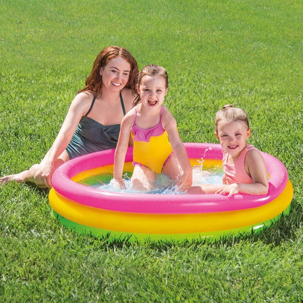 KiddieWink™ Inflatable Rainbow Color Swimming Pool - KiddieWink - Gifts They'll Love