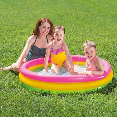 KiddieWink™ Inflatable Rainbow Color Swimming Pool - KiddieWink - Gifts They'll Love