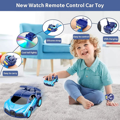 Kid's Favorite Mini RC Wrist Watch Car - Pink Color - KiddieWink - Gifts They'll Love